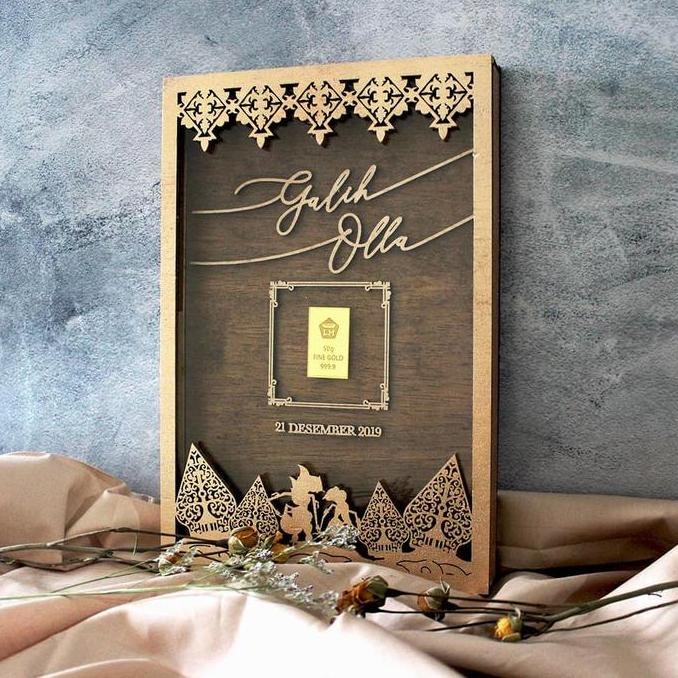 Frame Mahar 20x30 | Bingkai Mahar Rustic | Mahar Rustic