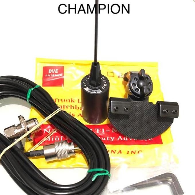 Antena Larsen Po 150 Vhf Plus Breket Em90 Dan Kabel Standar