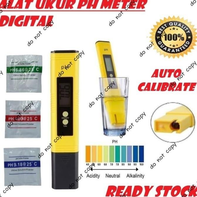 Tersedia PH Meter Digital Alat Ukur pH Air Tanaman Kolam Hidroponik Akurat