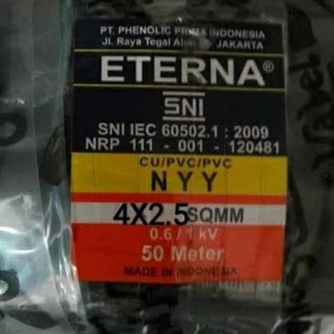 Kabel Nyy 4X2.5 Mm Eterna Nyy 4X2,5 Mm Eterna New Stok