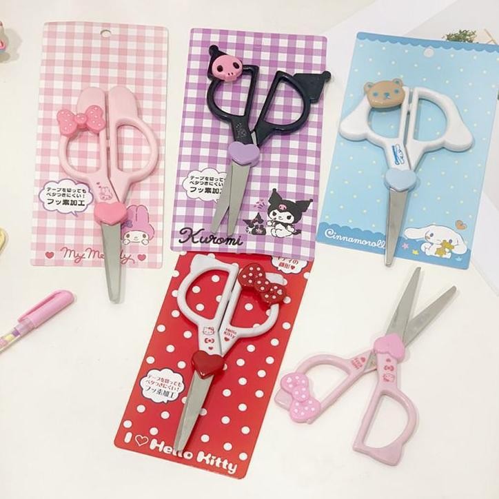 

Gunting Kepala Karakter My Melody Kuromi Cinnamoroll Nugi