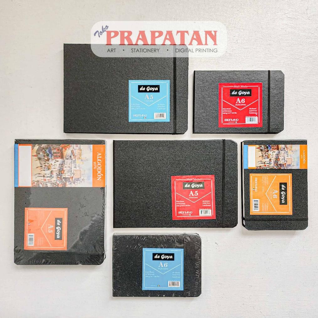 

De Goya Stitch Watercolor Book | Buku Cat Air Nugi