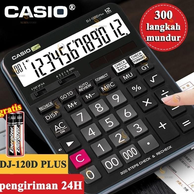 

CASIO Desktop Calculator /Kalkulator kerja Casio ilmiah MJ-120D PLUS/DJ-120D PLUS Kalkulator Casio Scientific Calculator Kalkulator Meja Check Correct 100% asli Nugi
