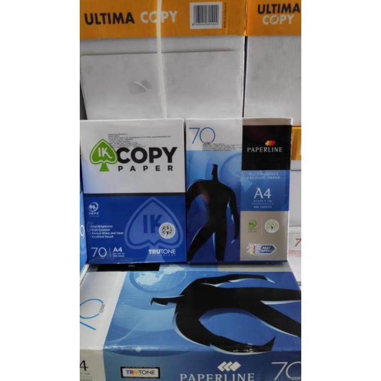 

( SELAIN OJEK )KERTAS HVS A4 70 GRAM dan 75 GRAM Nugi