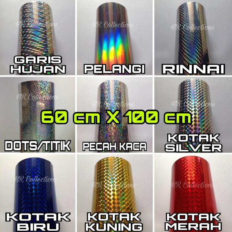 

Stiker / Sticker Lure 3D Hologram 60cm X 100cm Nugi
