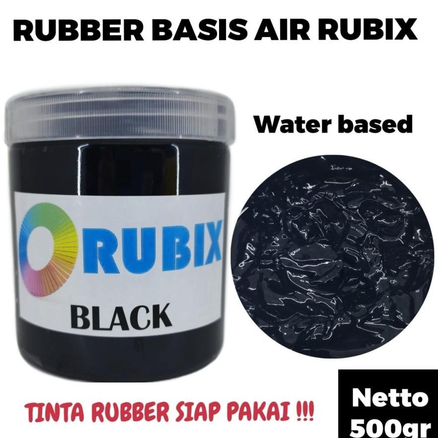 

Cat Sablon Rubber GL Pasta Cat Akrilik Warna Hitam 500GR Nugi