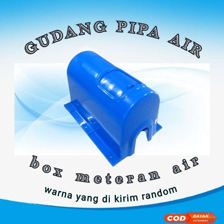 box meteran air atau tutup meteran air pdam warna biru Nugi
