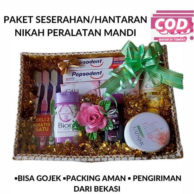 SESERAHAN HANTARAN NIKAH PERALATAN MANDI COUPLE SET