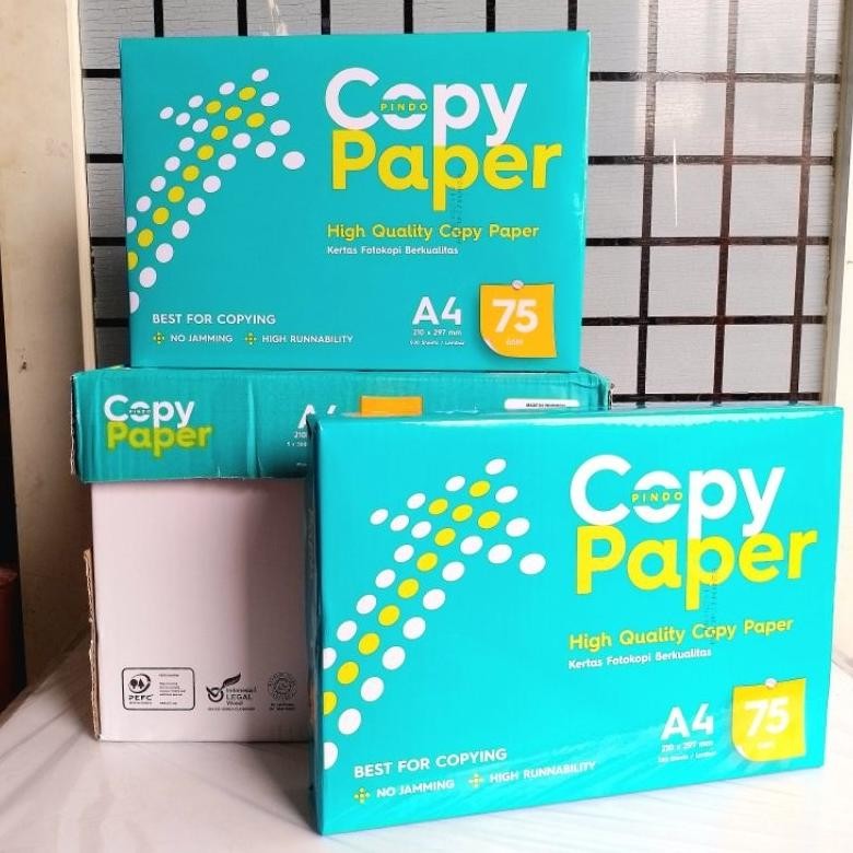 

Kertas Hvs A4 CPB 75gr ( Dus 5 Rim ) [ Original ] Nugi