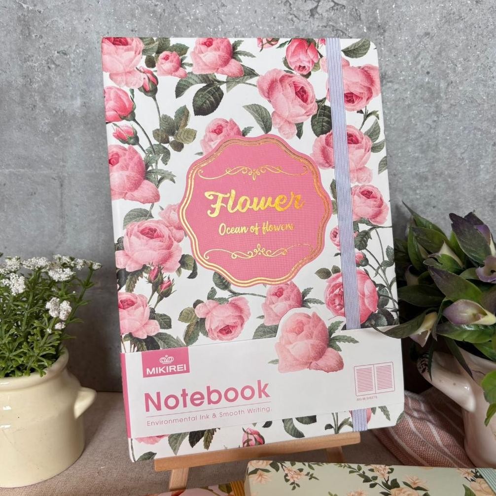 

MIKIREI Buku Diary Korea | Notebook Korea | Buku Jurnal | Buku Agenda Bunga Nugi