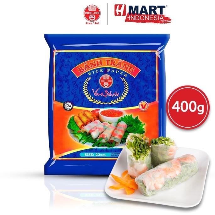 

NO_MORE VINA BICH CHI BANH TRANG Rice Paper Round 22cm - Kulit Lumpia Bulat 400g