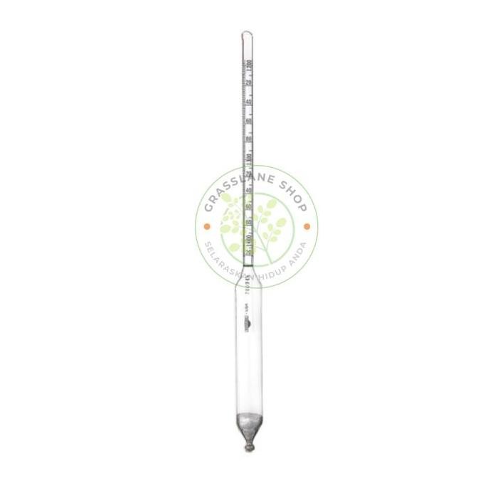 HYDROMETER ALCOHOL 0-100 ALCOHOLMETER LUDWIG SCHNEIDER GERMANY JERMAN ORIGINAL DAN TERPERCAYA