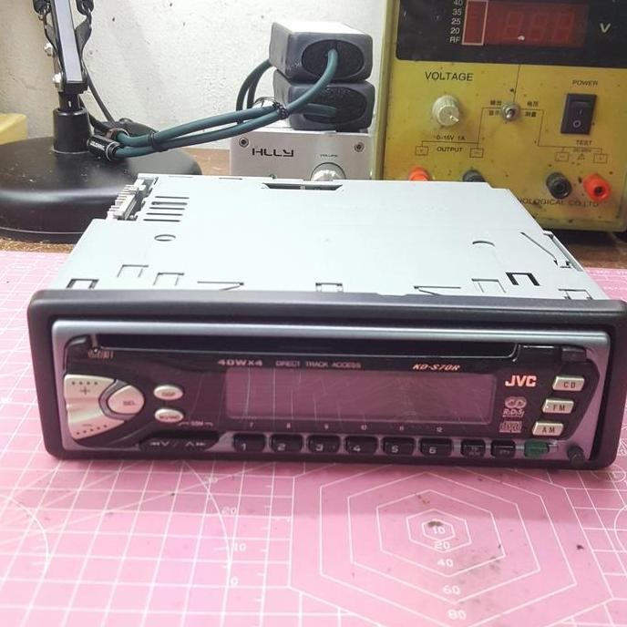 Head Unit mobil single din JVC KD-S70R CD Player
