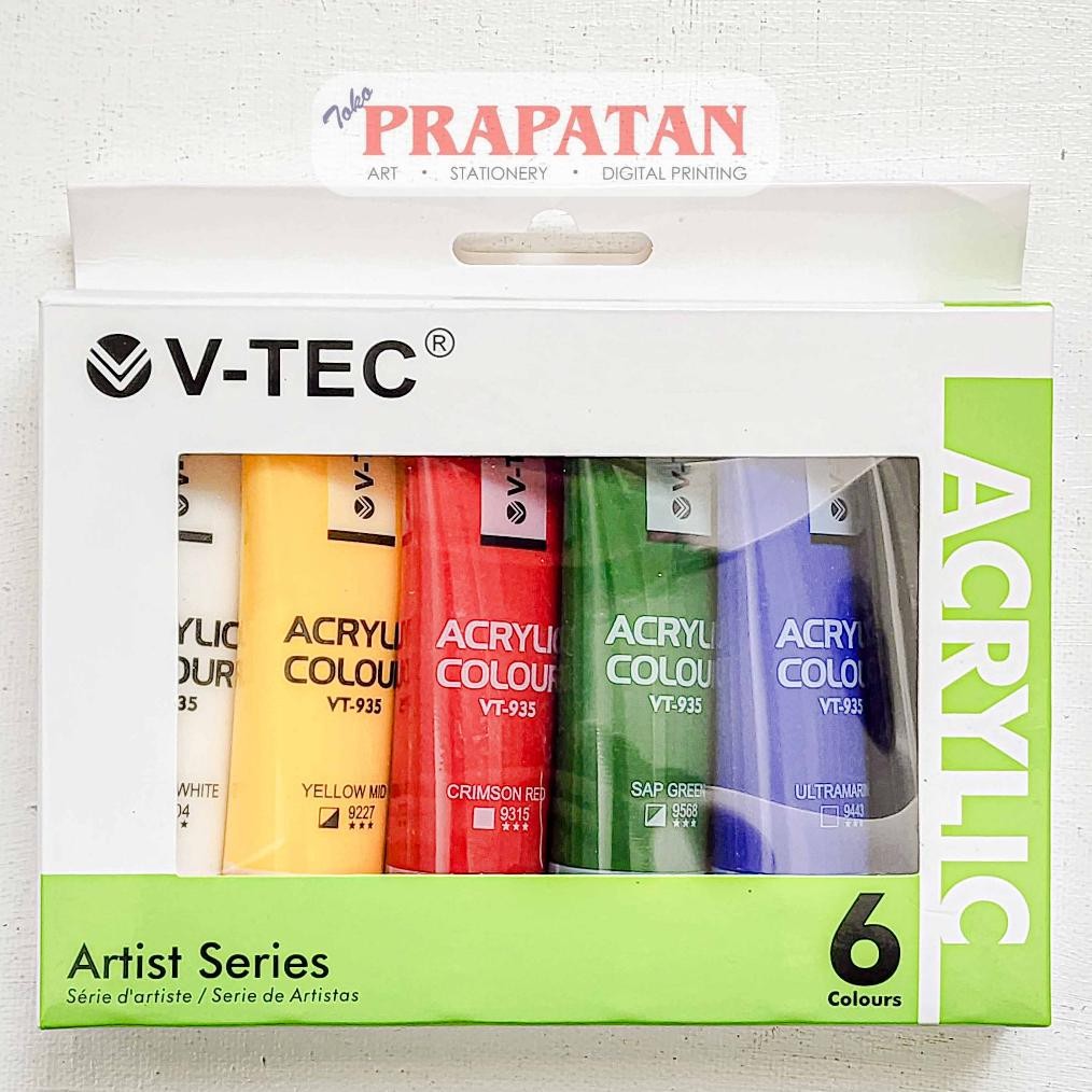 

Cat Akrilik Set V-TEC 6x35ml VT-635A | VTEC Acrylic Set Nugi