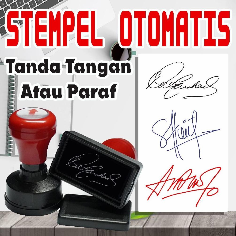 

Stempel Tanda Tangan / Stempel Custom Paraf / Stempel Flash / Bisa Custom Pakai Nama Nugi