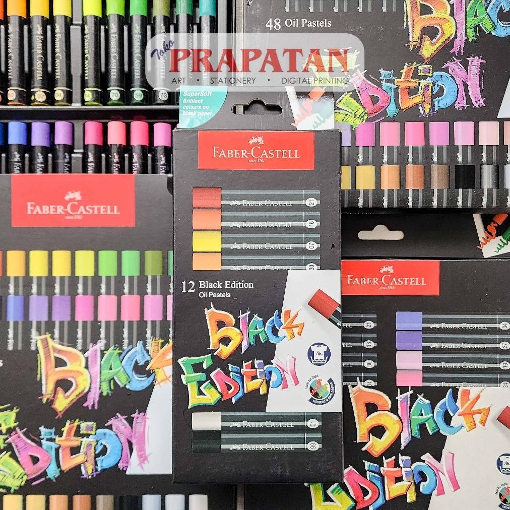

Faber Castell Oil Pastel Black Edition | Crayon Minyak Nugi