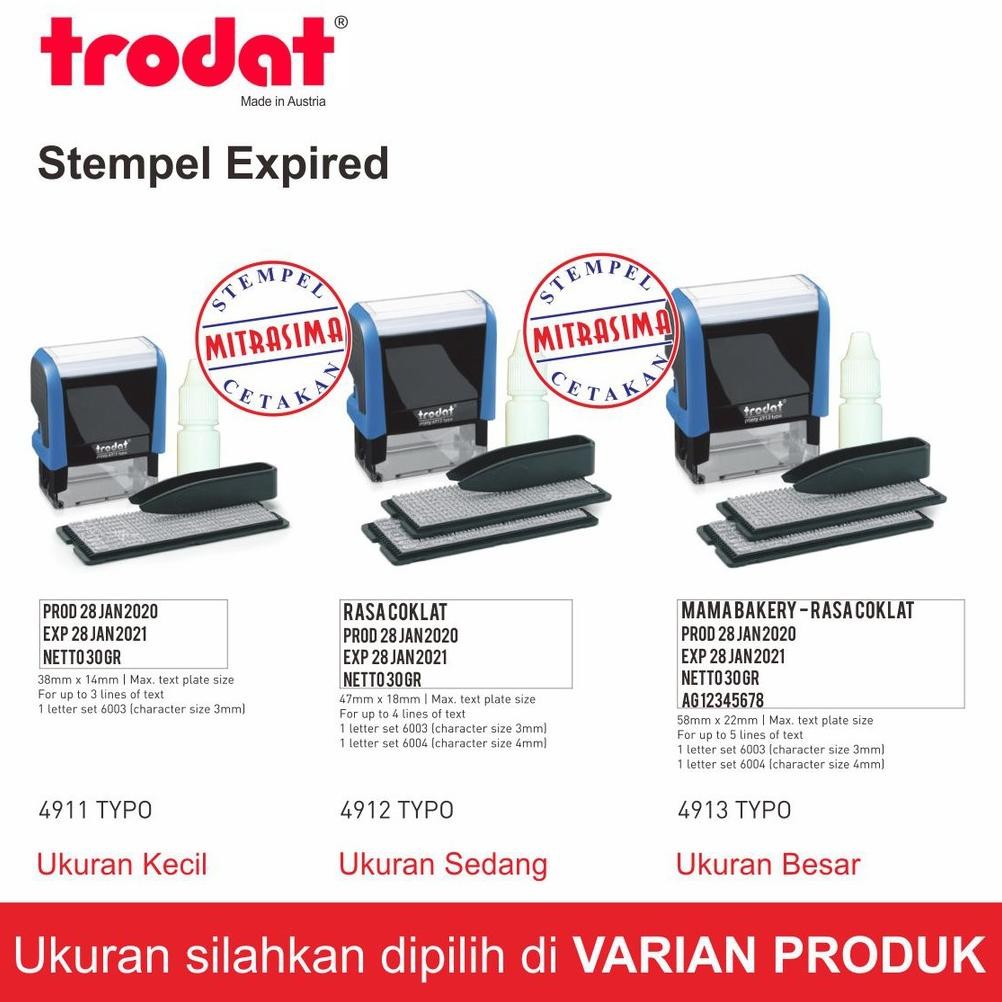 

Stempel Expired dengan kode produksi atau format lain yang fleksibel Nugi