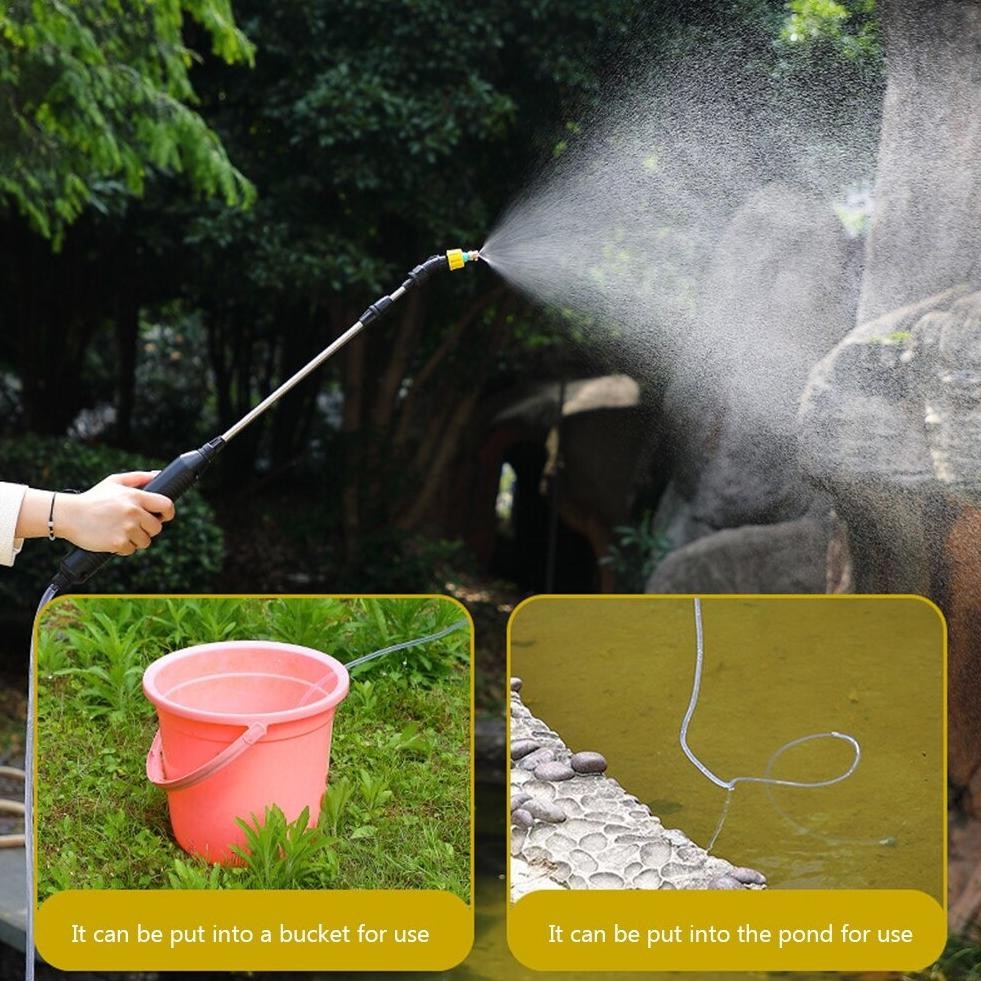 kepala Sprayer otomatis Elektrik Penyiram Tanaman otomatis Alat Penyemprot Spray Tanaman Portabel Nu