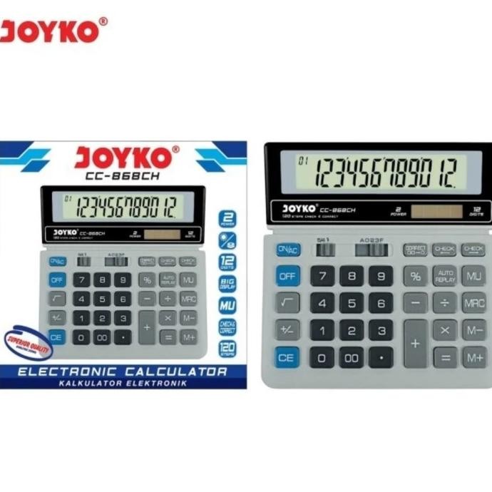 

JOYKO CC 868CH CHECK & CORRECT CALCULATOR -Kalkulator Meja spt SDC-868 Nugi