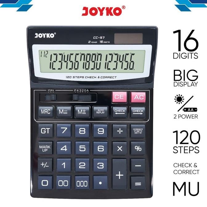 

Calculator Kalkulator Joyko CC-57 16 Digits ukuran besar Nugi