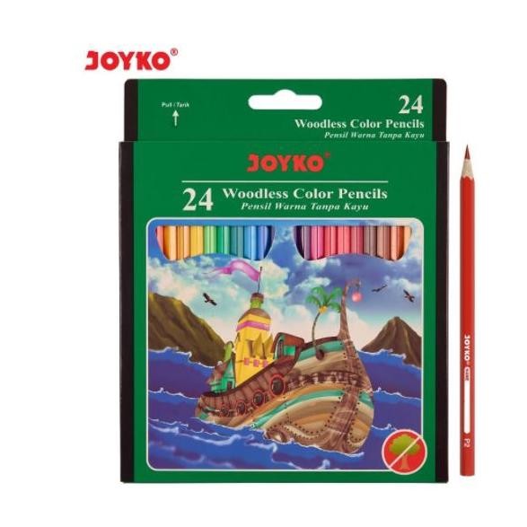 

PENSIL WARNA JOYKO 24 WARNA COLOUR CP-104 Nugi