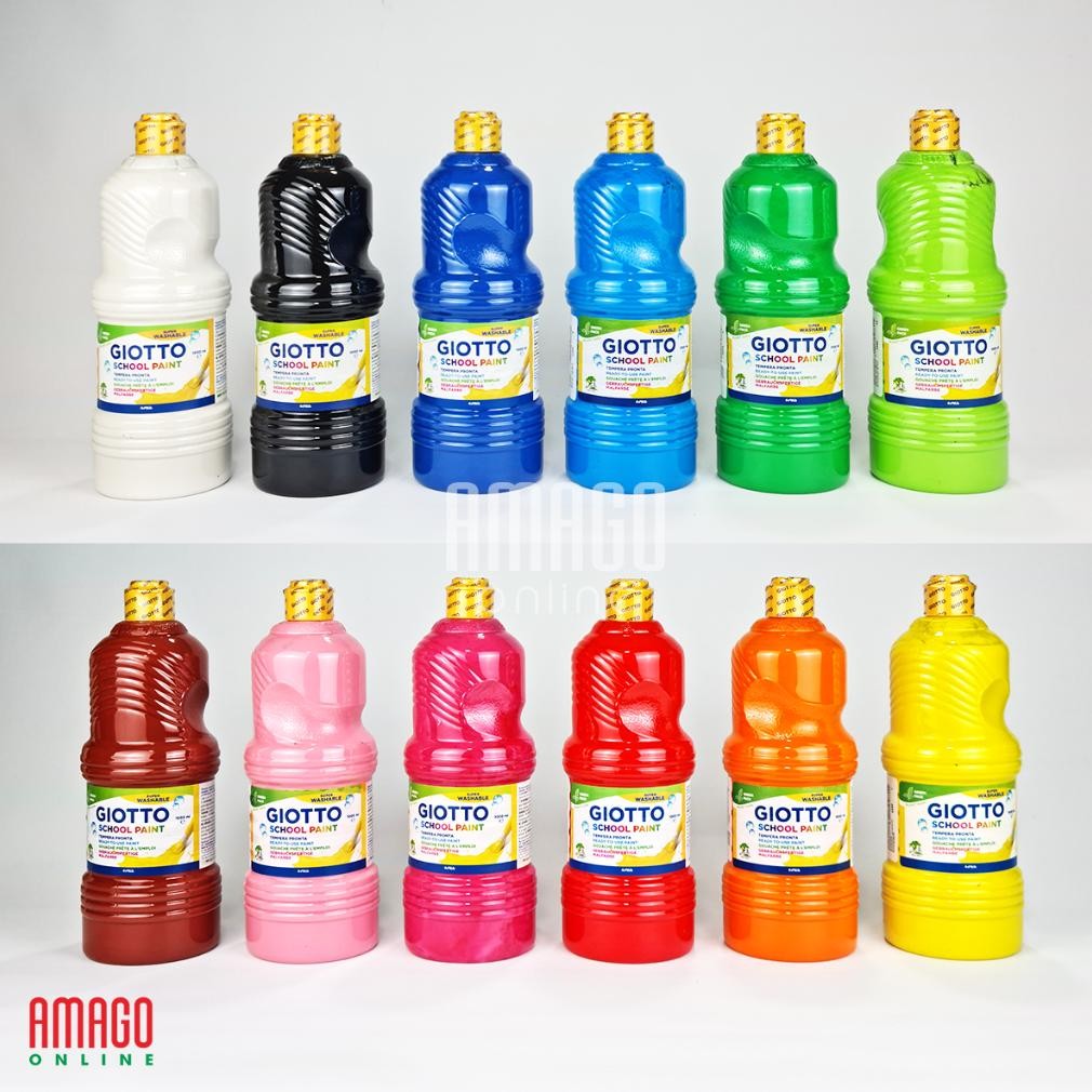 

Giotto School Paint 1000 ml Cat Air Cat Poster Lukis Sekolah 1 Liter Pilih Warna Nugi