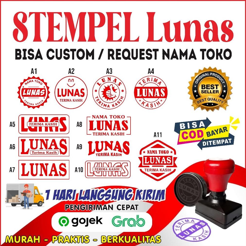 

Stempel Otomatis Lunas / Stempel Custom Nama Toko Nugi