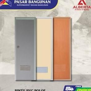 Pintu Pvc Pintu Kamar Mandi Alberta Pvc Polos Cream