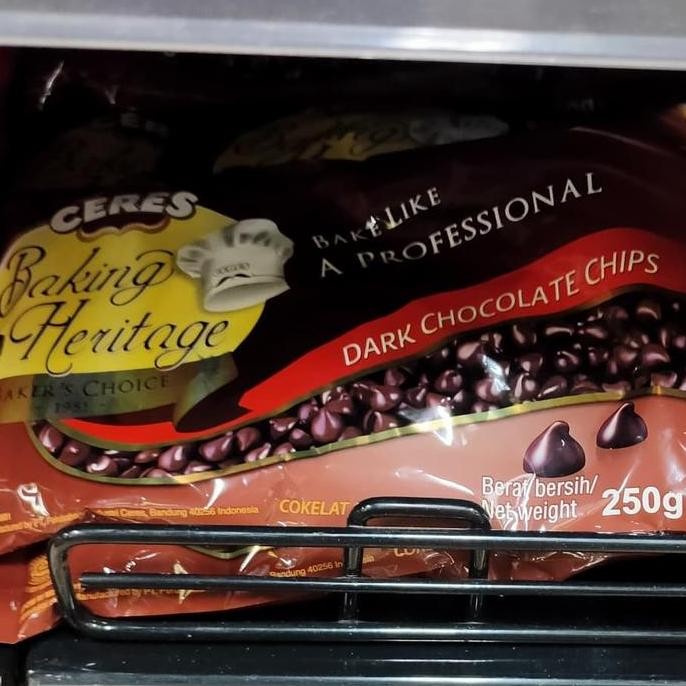 

Ceres Baking Heritage Dark Chocolate Chip 250Gr