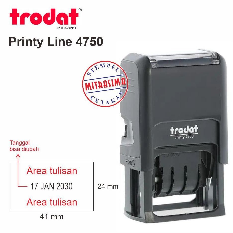 

Stempel Trodat 4750 ( Model Persegi dengan Tanggal ) Nugi