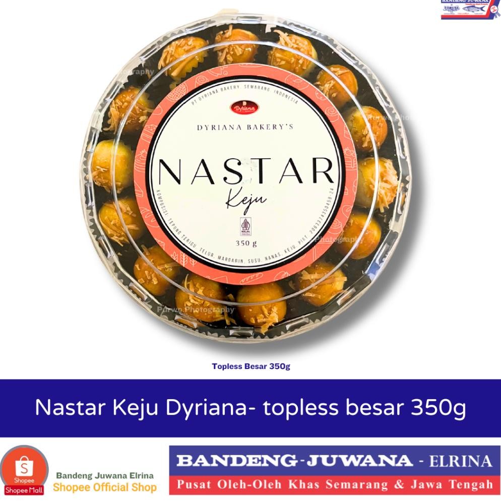 

NO_MORE Nastar Keju Topless Besar 350g merek Dyriana