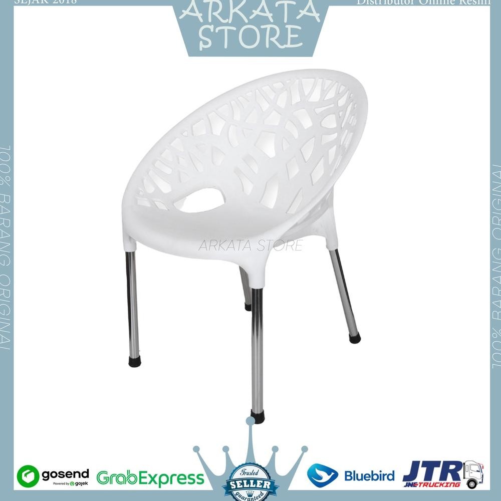 KR5 / KR7 - Kursi Santai JARING Twinpan / Kursi Teras Minimalis / Kursi Taman kaki stainless TwinPan