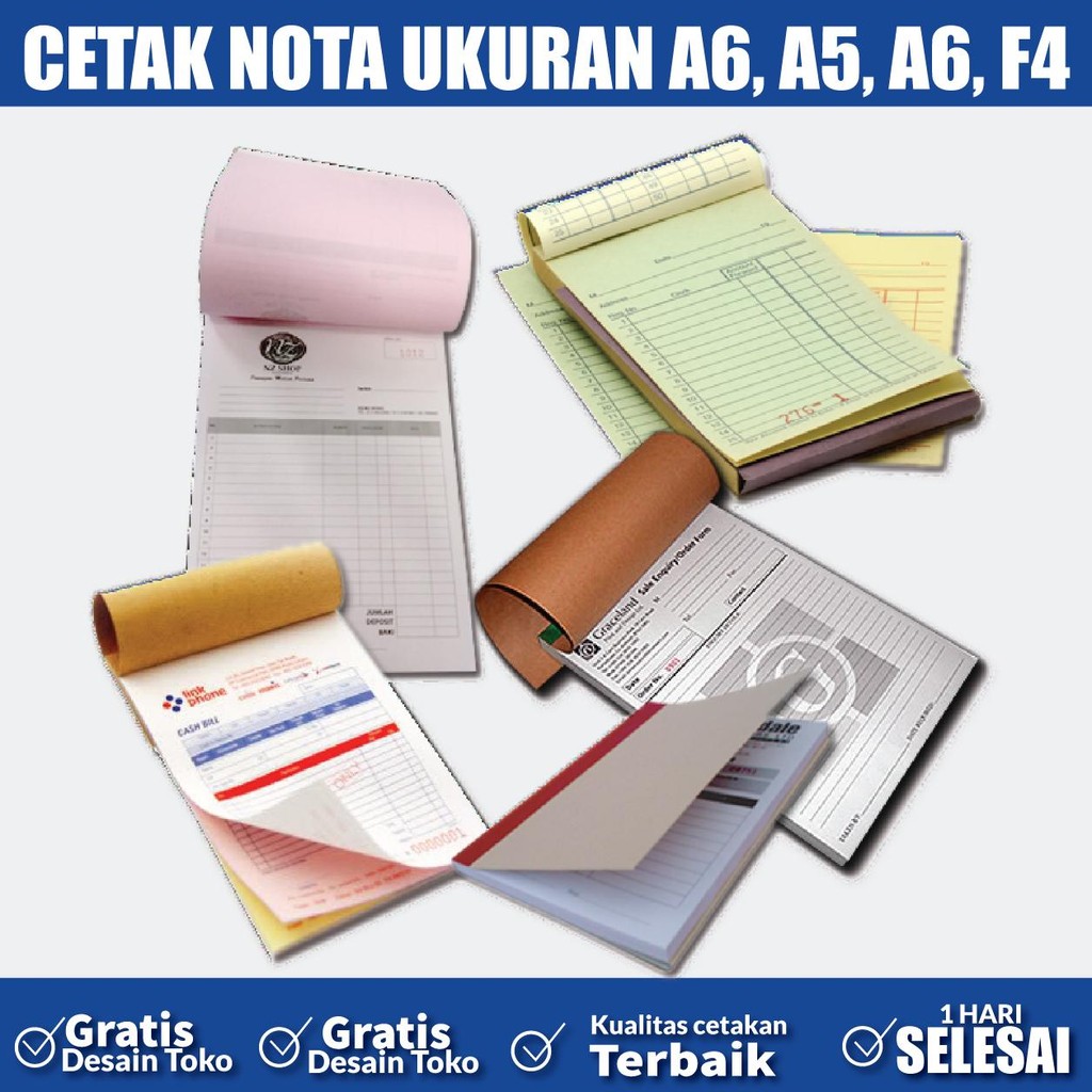 

CETAK NOTA KEBUTUHAN KANTOR, WARUNG, SKINCARE FREE DESAIN CUSTOM 1 HARI SELESAI Nugi