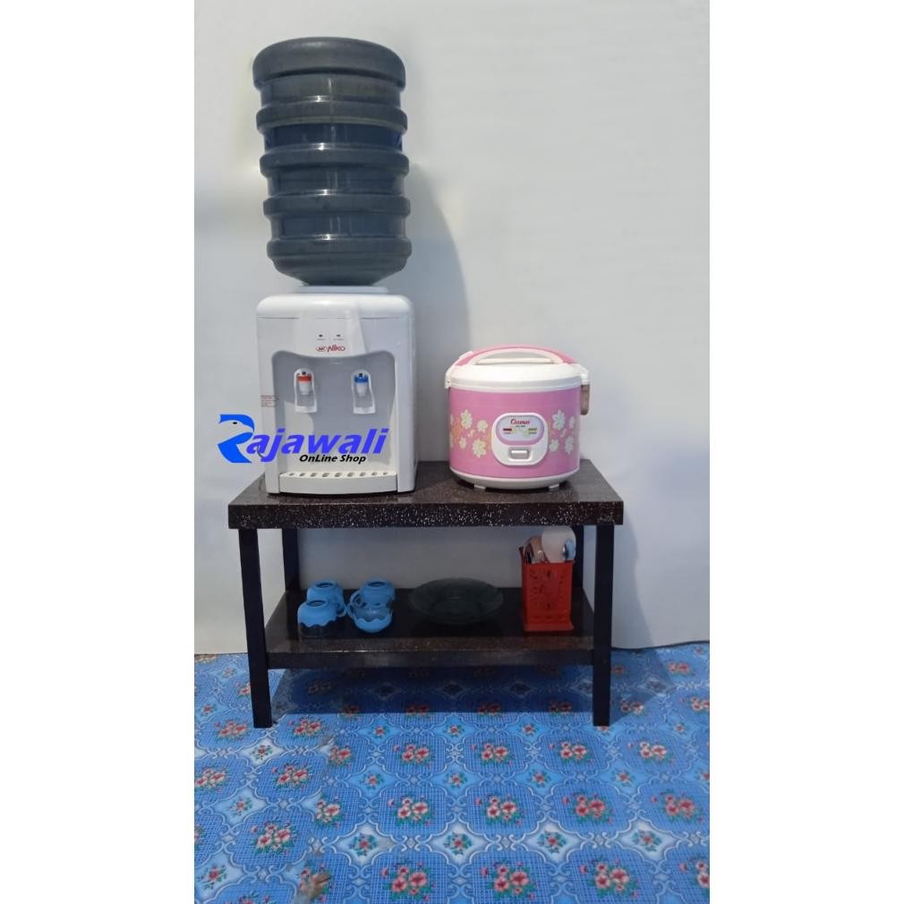 Meja magicom dan dispenser galon meja mejikom / mejicom (uk.P=70cm) Nugi