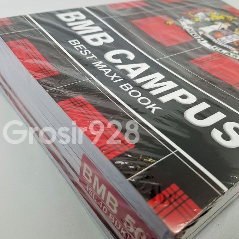 

Buku Tulis Campus / Boxy merk BMB / BMC isi 50 lbr (isi 10 buku) Nugi