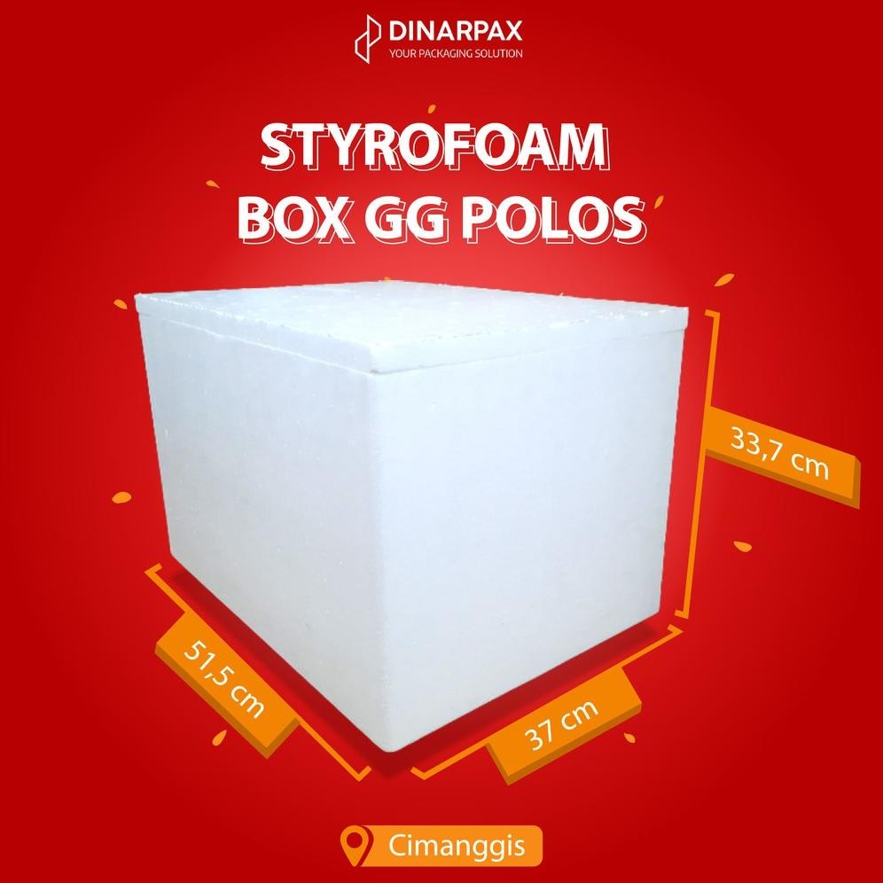 Styrofoam Box GG Polos / Box GG Polos / Styrofoam DinarBox / Box Gojex / Box Grab / Obral Box/Cimang