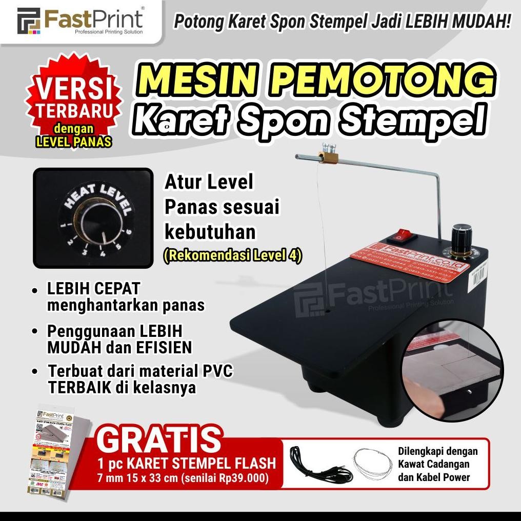 

Mesin Alat Pemotong Potong Busa Karet Stempel Flash Nugi