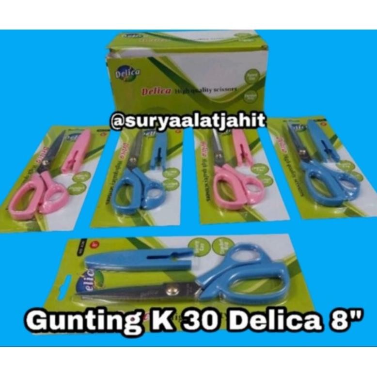 

Gunting Delica K-30 (8in) ada penutup gunting =rp.21.000/1pcs Nugi