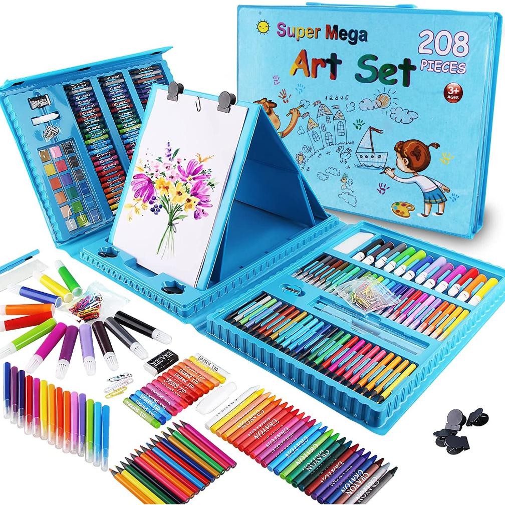 

SHENAR ALAT MEWARNAI SET CRAYON 208 PCS SERBAGUNA MURAH MULTIFUNGSI - BISA COD Nugi