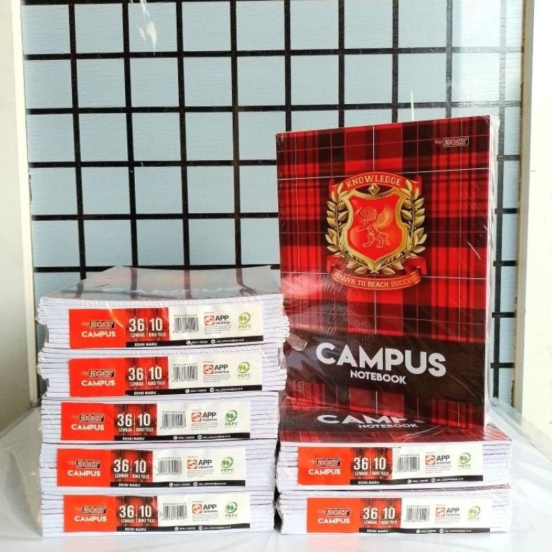 

Buku Tulis Campus Big Boss 36 Lembar ( Pak 10 Buku ) [ Original ] Nugi