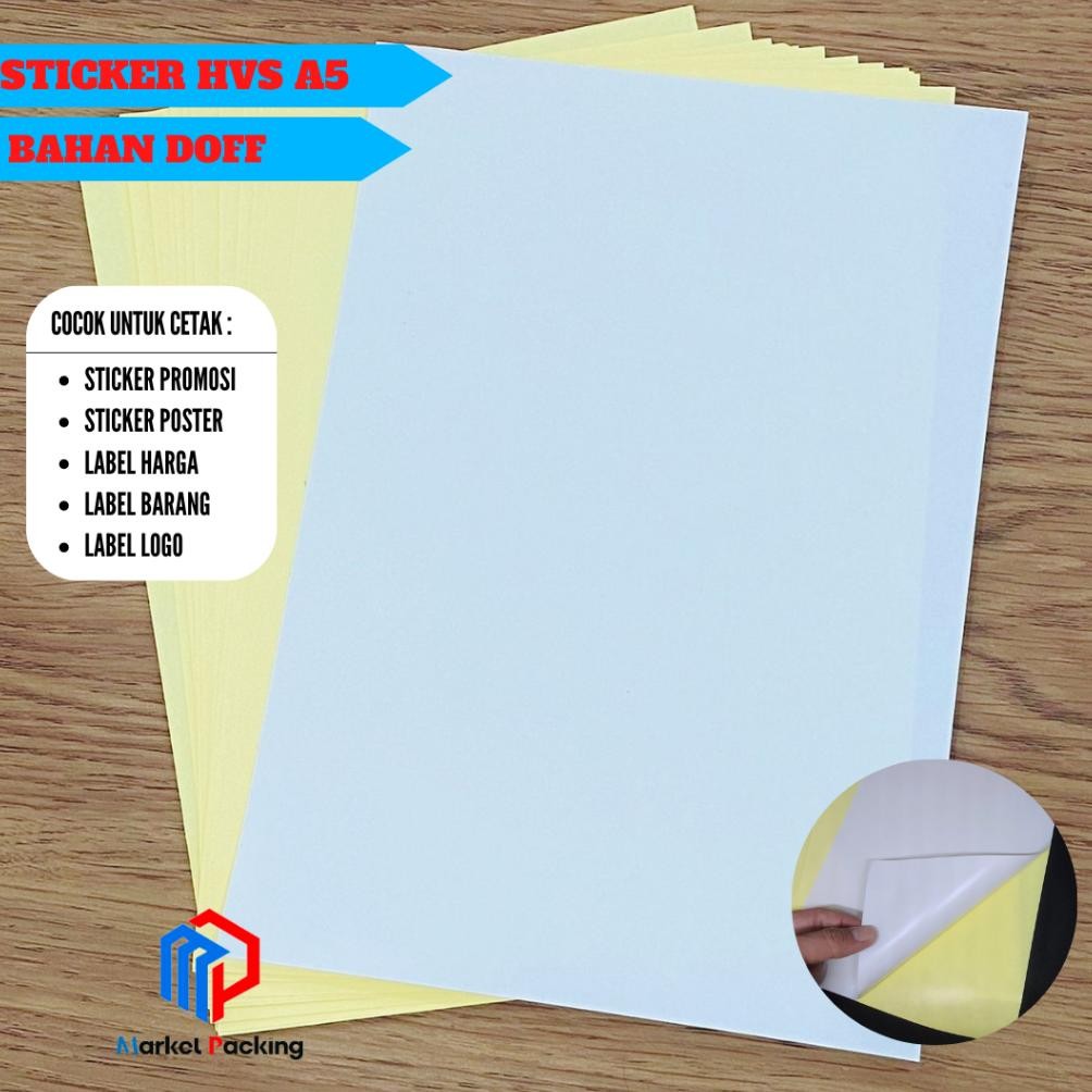 

STIKER LABEL HVS A5 ISI 100 LEMBAR / STICKER UKURAN A5 Nugi