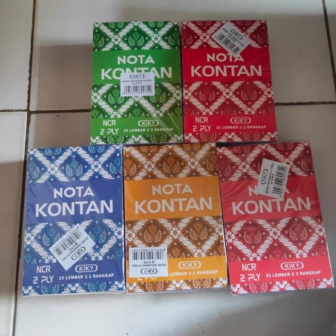 

Nota Kontan 2 Ply Kecil Kiky Isi 10 Pcs Nugi