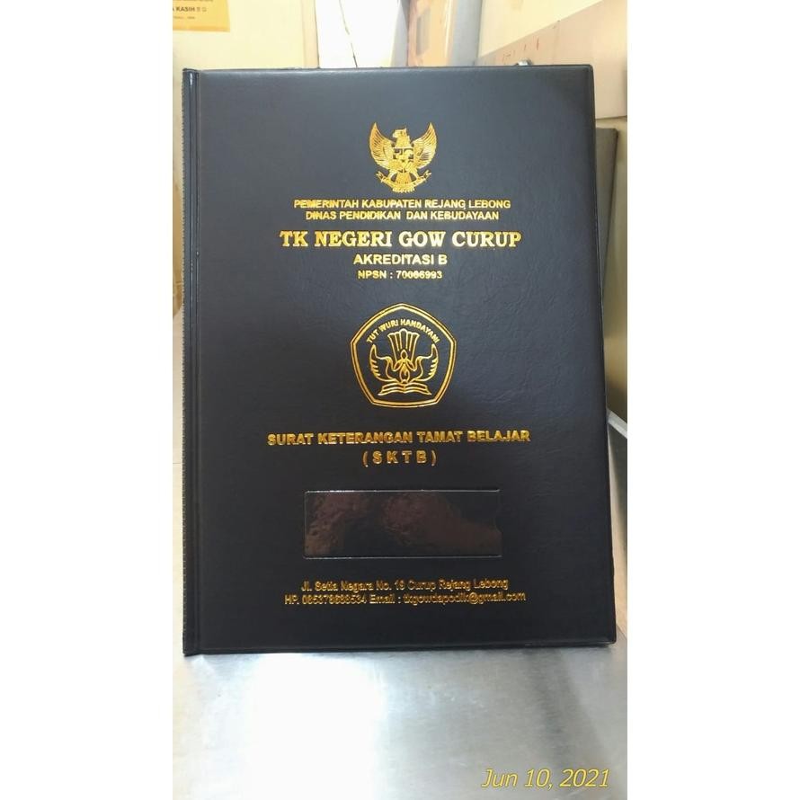 

Map rapot isi 10 Kantong Nugi