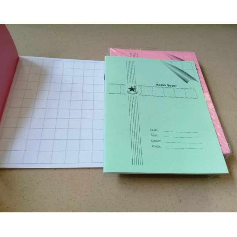 

Buku tulis kotak besar isi 38 lembar ( 10 buku ) Nugi