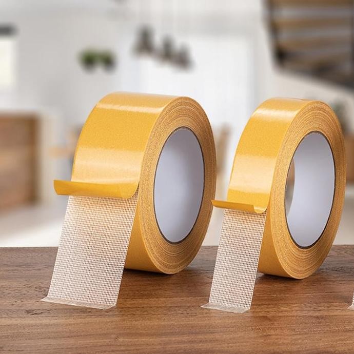 Double Tape Double Tip Kuat Super Kuat Magic Tape Kuning Super Lengket