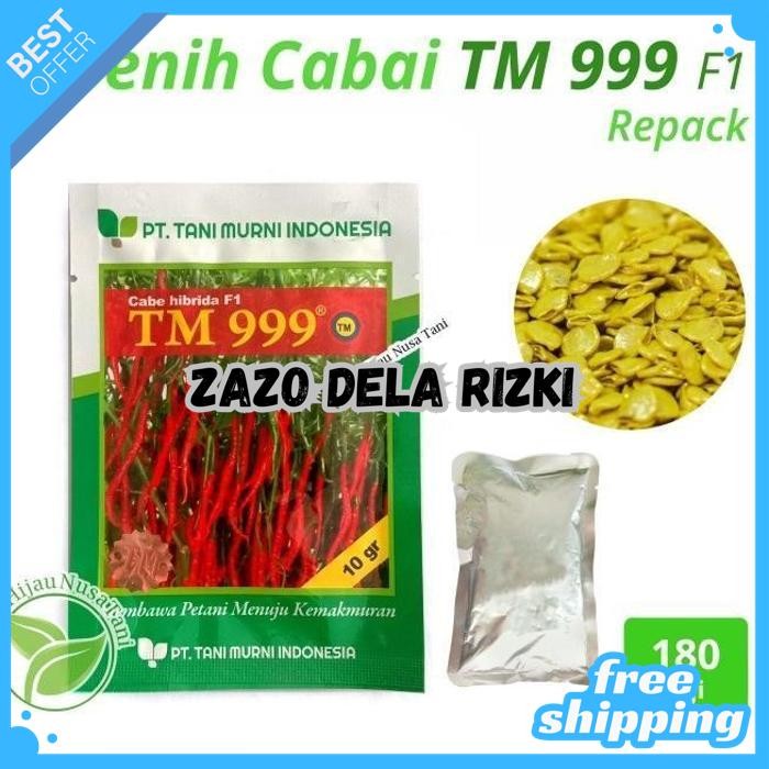 BENIH CABAI KERITING TM 999 REPACK - TANI MURNI TM999 ECER BY ZAZODELARIZKI