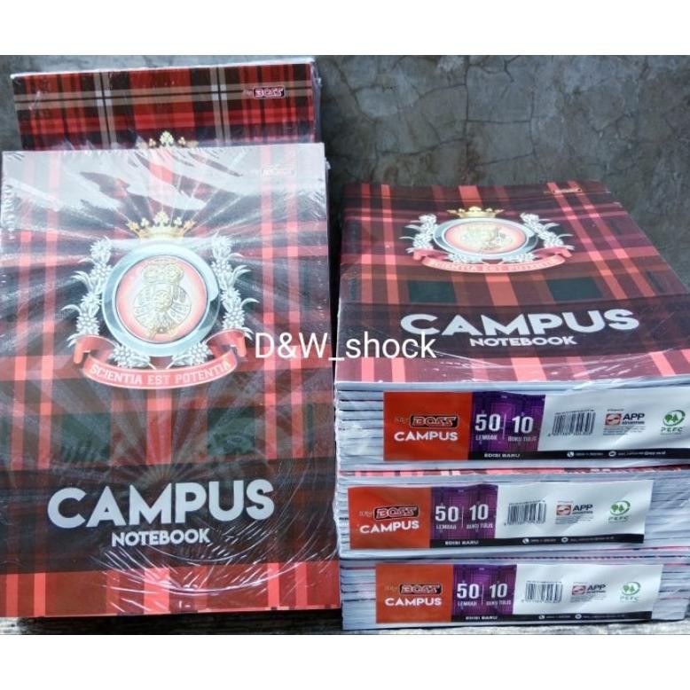 

(Promo) Buku Tulis Big Boss 50 Lembar / Buku Catatan Ukuran Boxyy Isi 5 Pcs Buku Nugi