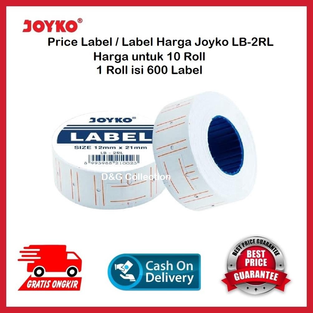 

PRICE LABEL / LABEL HARGA 1 BARIS JOYKO LB-2RL ISI 10 ROLL Nugi