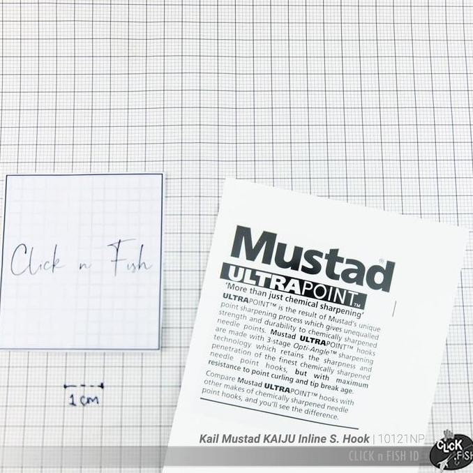 Promo Mata Kail Mustad Kaiju Inline Single Hook 10121Np-Dt Original Jigging