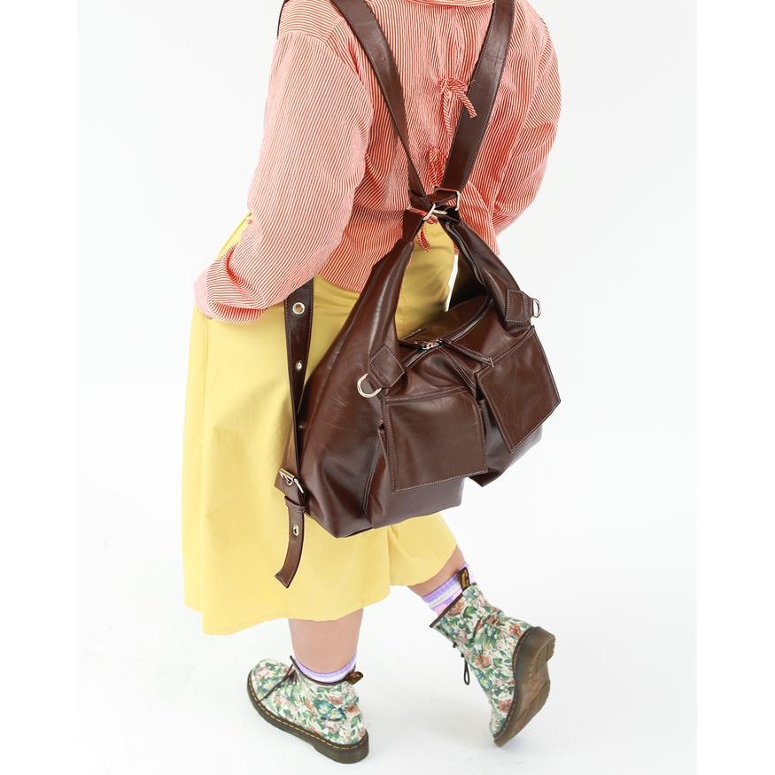 AB Tako Bag - Shoulderbag and Backpack - Miki Large Multifunctional Tas Bahu dan Ransel Muat Laptop 